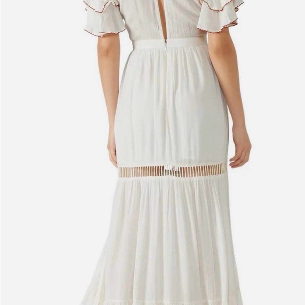 Cleobella Amery White Embroidered Maxi Dress XS - Picture 3 of 5